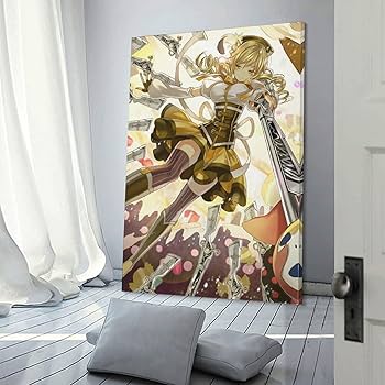 Amazon.co.jp: 絵画 魔法少女まどか☆マギカ 巴マミ アートパネル 装飾