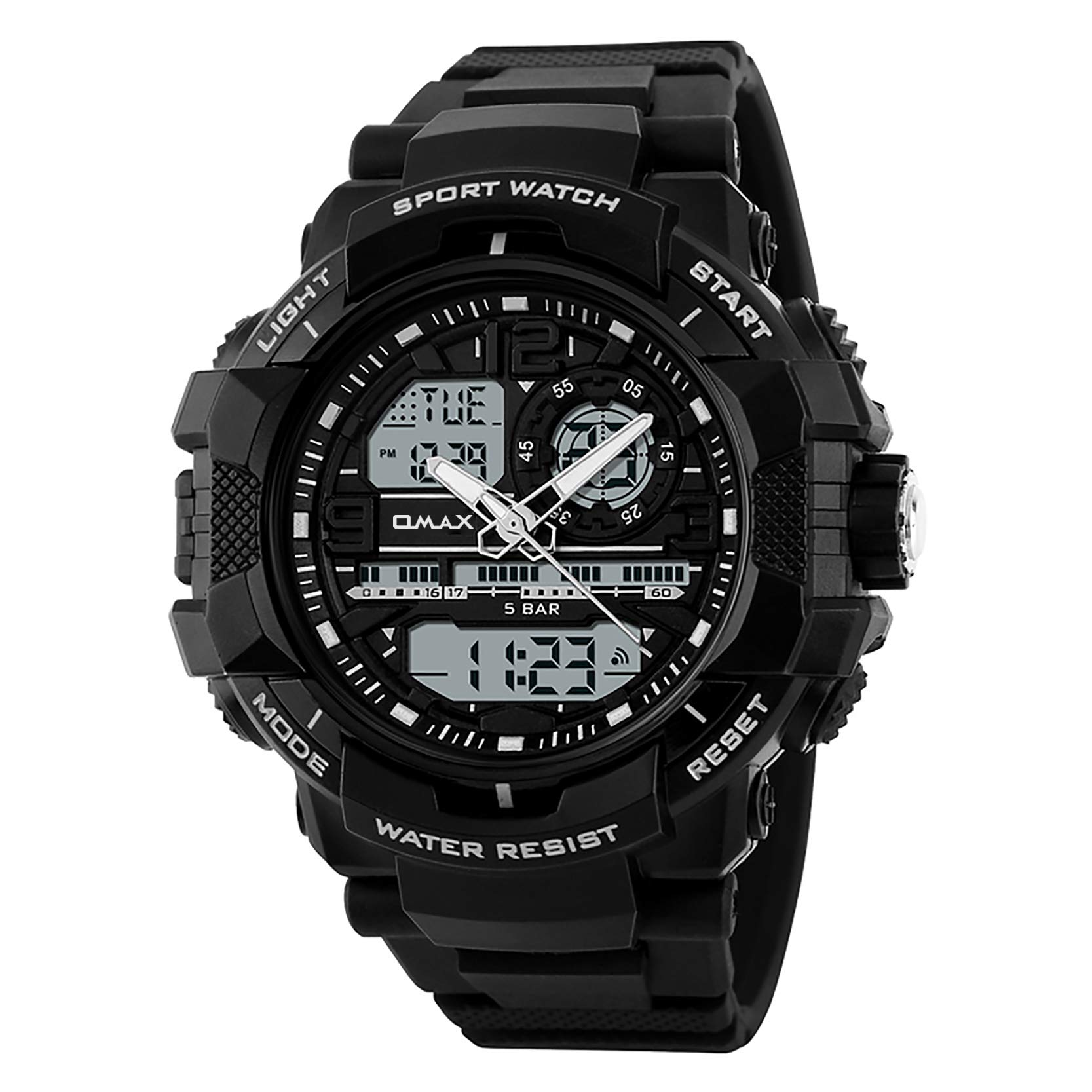 OMAX Mens Dual Dial Digital and Analog Watch - Stylish and Versatile Timepiece for Every Moment (B08S75P3Z1) Amazon Price History, Amazon Price Tracker