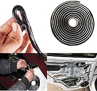 Vista 2 de Cinta selladora de butilo de 13.1 ft, impermeable, sellador de goma de butilo para faros de coche, ventana, puerta, parabrisas, cinta de butilo