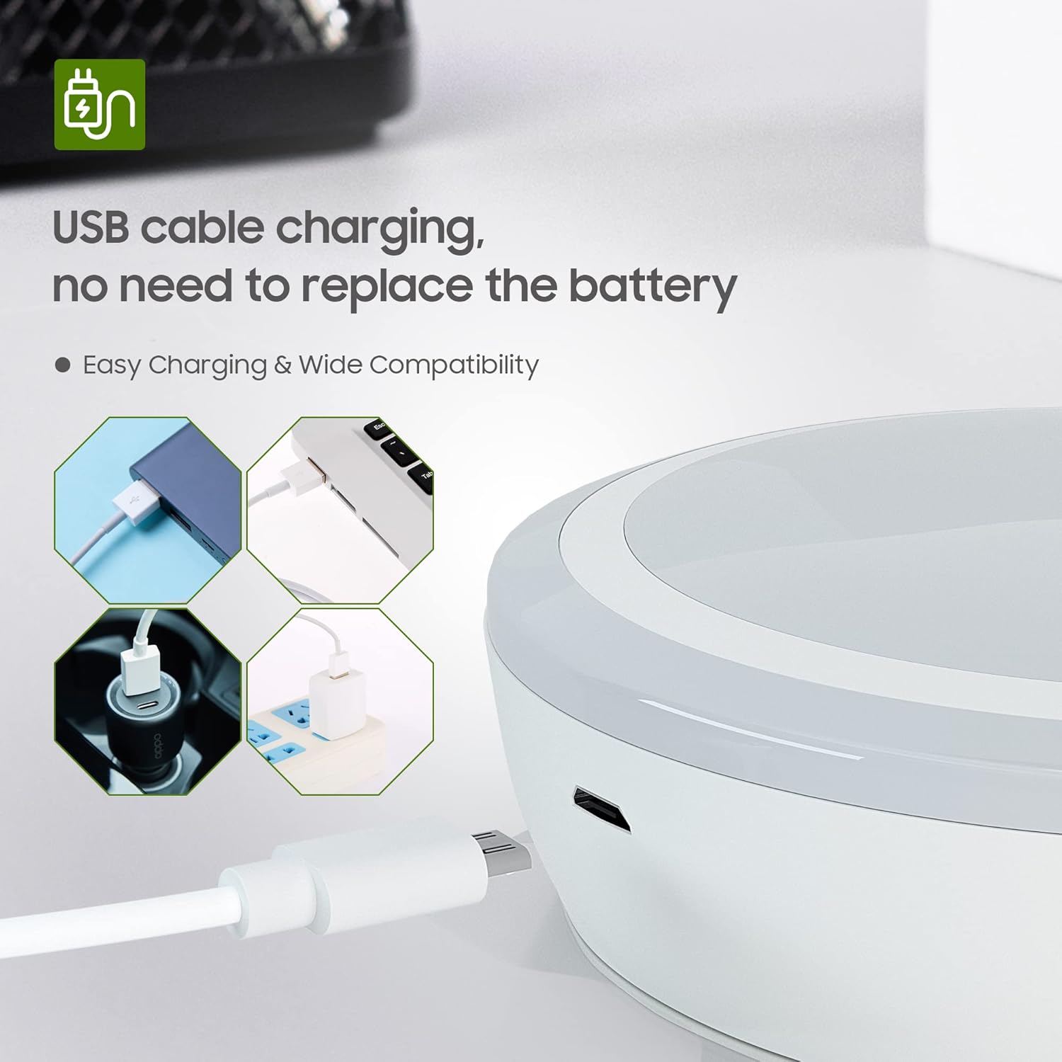 10L0L Universal Golf Cart Dome Light, USB Rechargeable Battery Powered Super Bright Golf Cart LED Roof Lighting