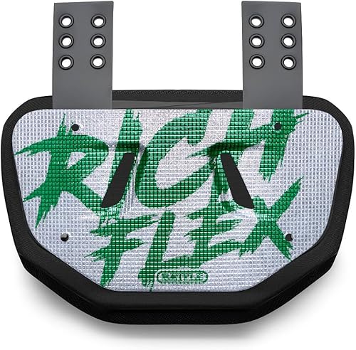 Battle Sports Novelty Football Back Plate – Hard Shell Lower Back Protector with Contoured Foam for High-Impact Protection - Adult, Diamond Rich Flex