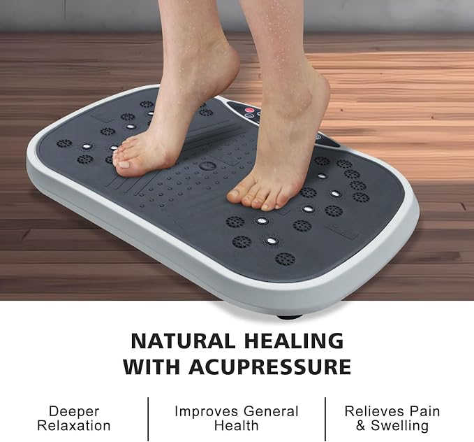 Plataforma vibratoria para gimnasio en casa, 6 modos, control remoto miniatura 7
