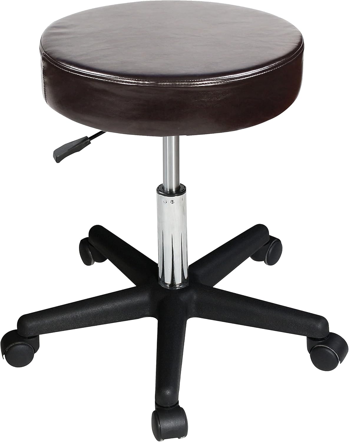 Master Massage Beauty Rolling Swivel Hydraulic Stool, Black Luster
