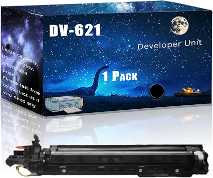 وحدة مطور DV-621 متوافقة مع طابعات Konica Minolta bizhub C450i C451i C550i C551i C650i C651i C750i،مع شريحة تتطلب طباعة كبيرة باللون الأسود