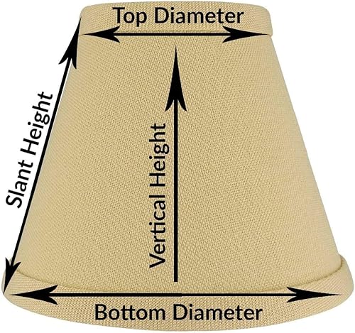Miniatura 2 de Upgradelights Pantallas de lámpara de araña con clip de cinco pulgadas con clip de bombilla de níquel de 4 x 5 x 4.5 pulgadas (juego de seis)