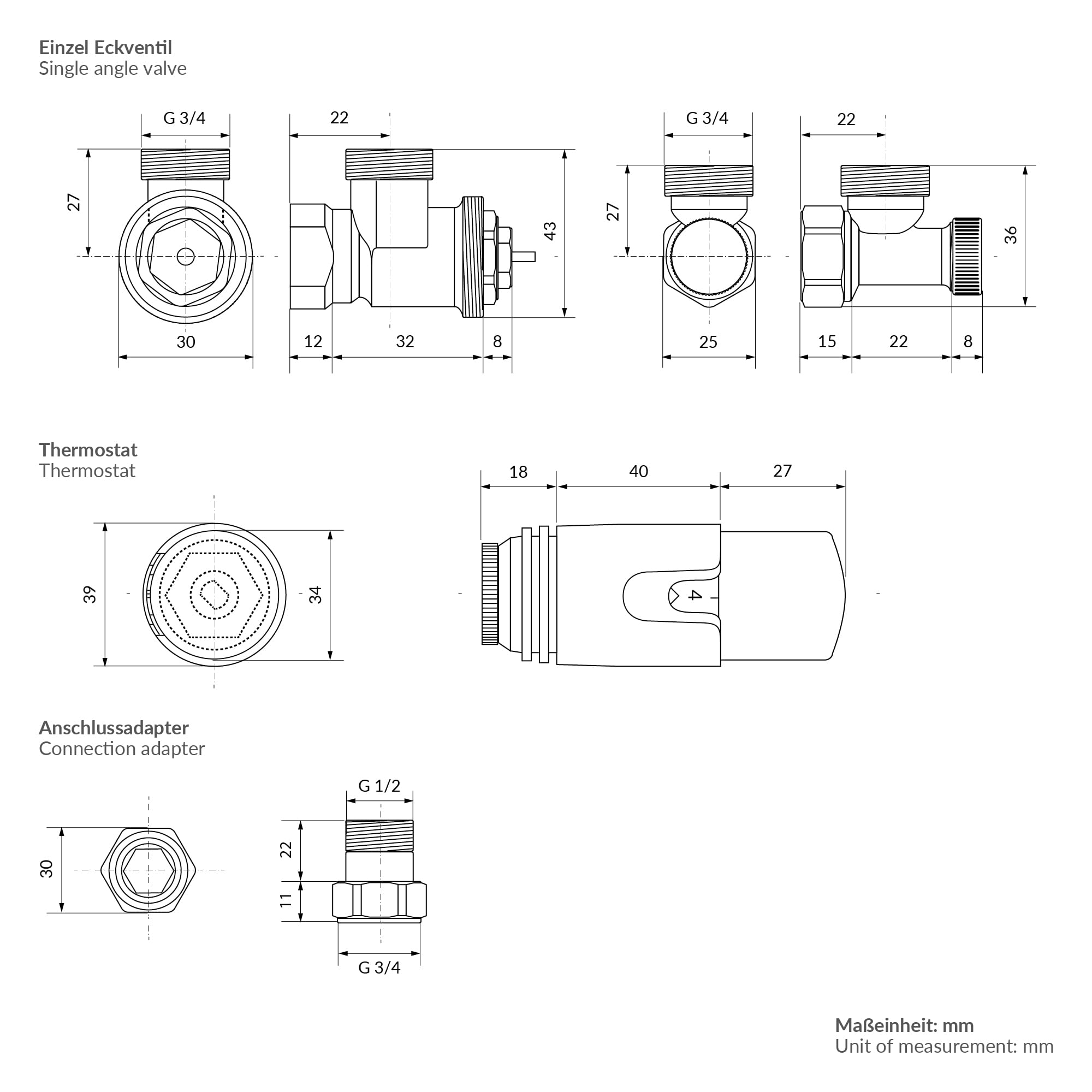 LuxeBath Badheizkörper Austausch 500x1800 mm Weiß mit Thermostatventil Set, Renovierungsheizkörper gerade mit Seitenanschluss, Nabenabstand 900 mm, Handtuchwärmer Handtuchtrockner Handtuchheizkörper