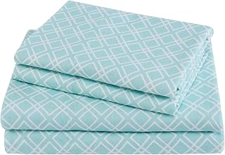 Comfort Spaces 100% Cotton Flannel Sheets King Size Set, Ultra Soft, 4 Pcs