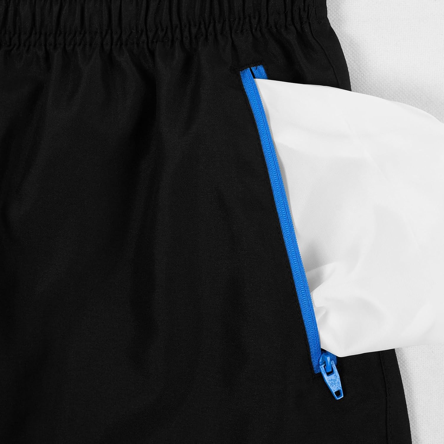 MADHERO Men Swim Trunks with Zipper Pockets Quick Dry Bathing Suits Mesh Lining