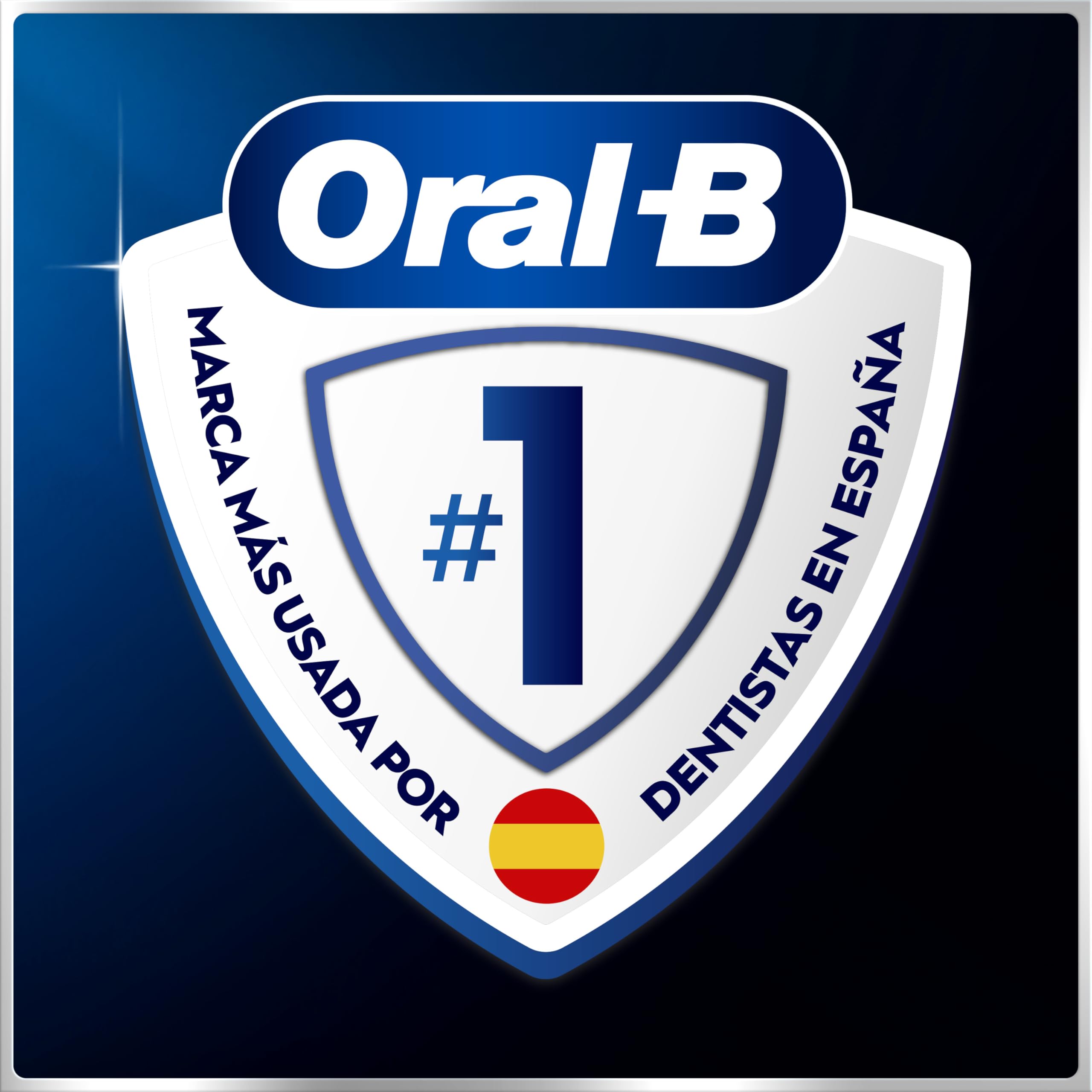 Oral-B iO 6 Cepillo de Dientes Eléctrico, con 3 Cabezales, Negro - Cepillo Dental con Sensor de Presión, 5 Modos de Cepillado con Blanqueamiento Dental, 1 Estuche de Viaje, Batería de Larga Duración