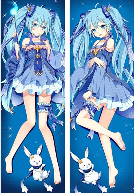 Amazon ホームgoodnight Hatsune Miku Vocaloidピーチスキンロングフルアニメボディ枕カバー 150cm X 50cm 59in X 19 6in 枕カバー ピローケース オンライン通販