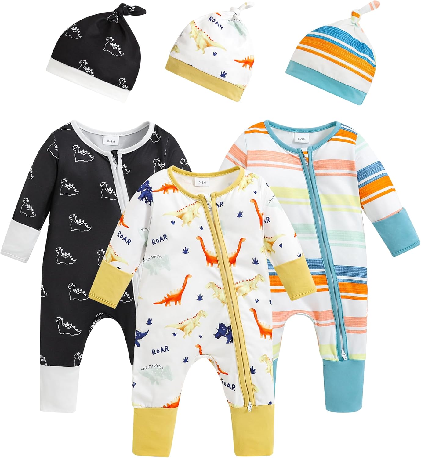 Unisex Newborn Jumpsuit Outfit for Boys & Girls – 2-Way Zipper Romper Unisex Newborn Jumpsuit Outfit for Boys & Girls – 2-Way Zipper Romper