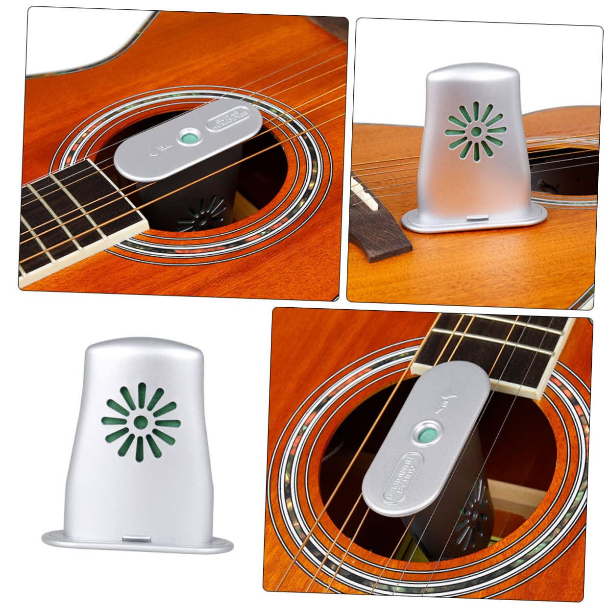 KESYOO Guitar Humidifier for Acoustic Instruments Sound Hole Control Prevents Drying Durable Lightweight Design for Maintenance of Acoustic Guitars Ukuleles