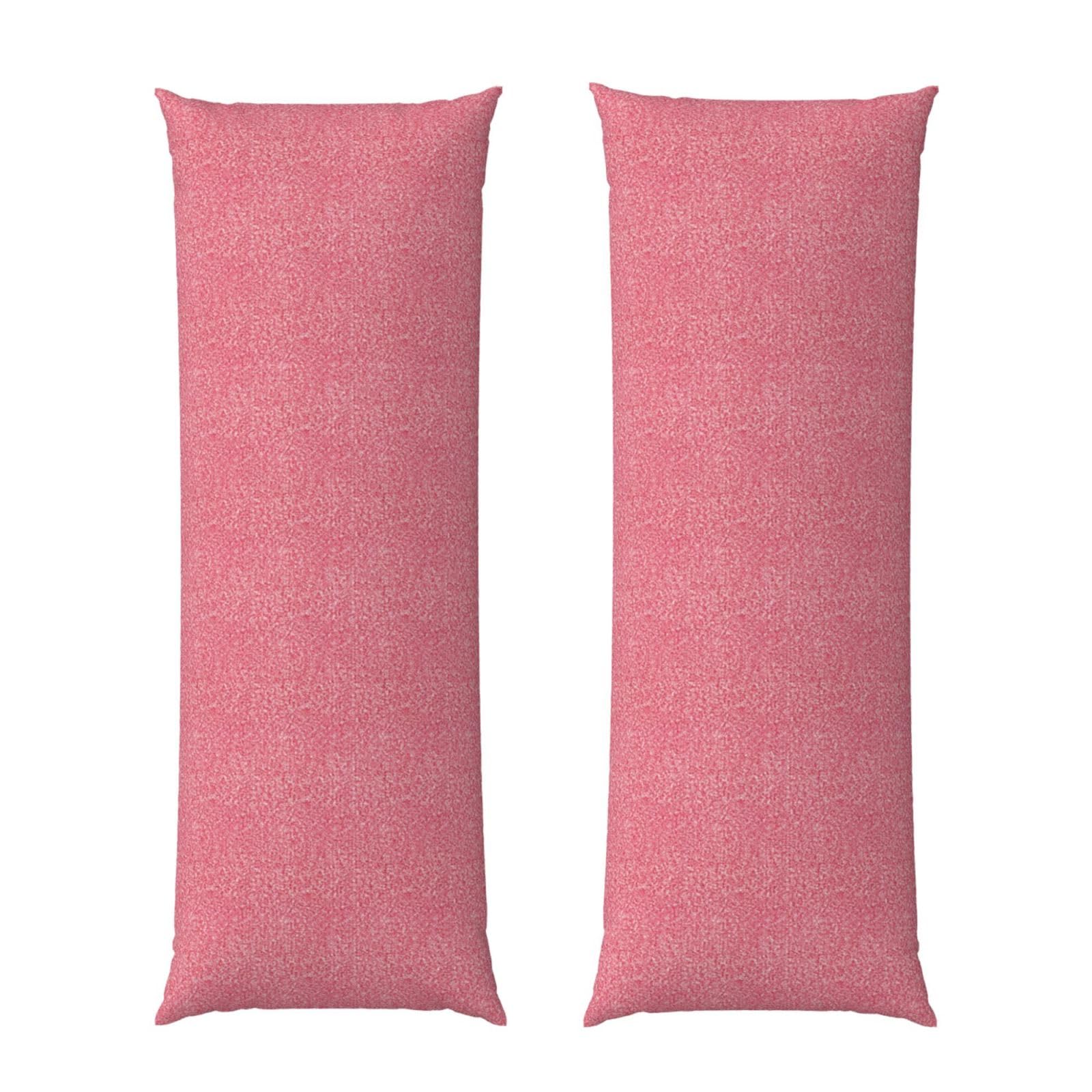 Body Pillow Cover 20x60 Inch, Pink Glitter Texture, Plush Velvet Long Pillowcase with Zipper, Softffy Rectangular Case for Couch Bed Hotel Decor