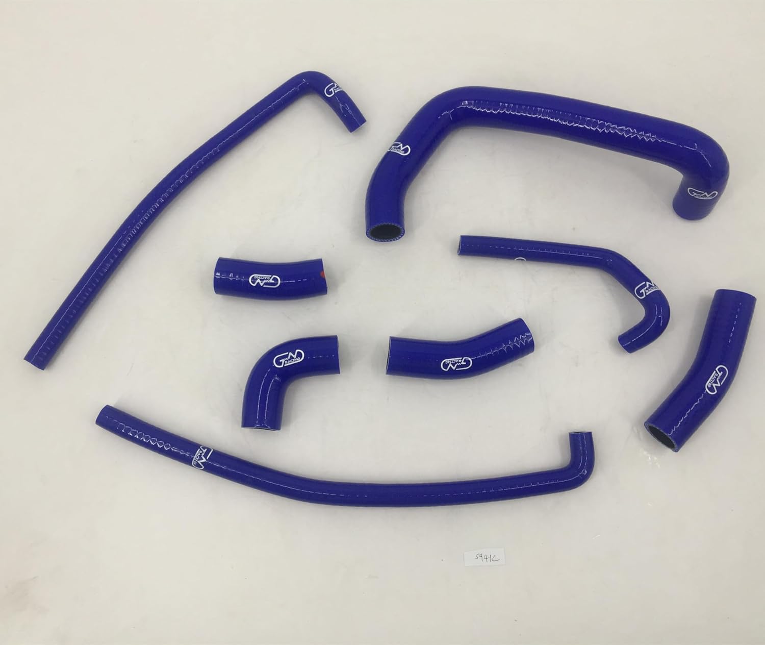 silicone radiator coolant hose kits Clamps Compatibel With KAWASAKI ZX7R 1996-2002 (blue)