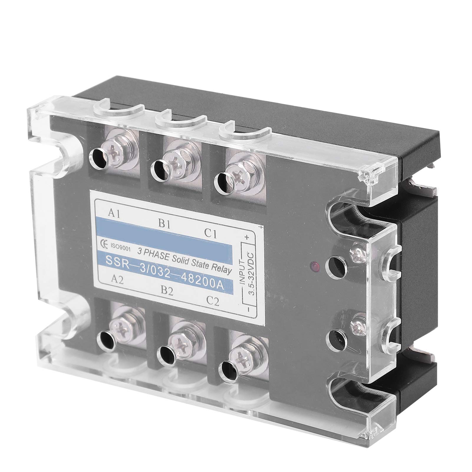 Przekaźnik stanowy SSR, 3-fazowa kontrola AC 480 V 200 A przekaźnik wyposażenie przemysłowe SSR -3 D48200 SSR3