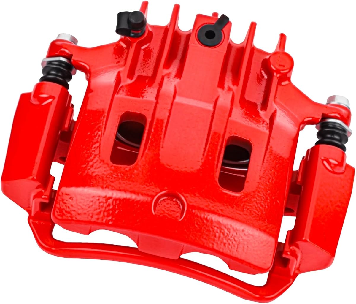 cciyu Rear Left/Right Brake Caliper Assembly w/Bracket 18-B4753 For Ford | For Excursion 00-05,For F-250 Super Duty 00-04,For F-350 Super Duty 00-04 - 1PC Driver/Passenger Side Caliper, OE Direct Fit