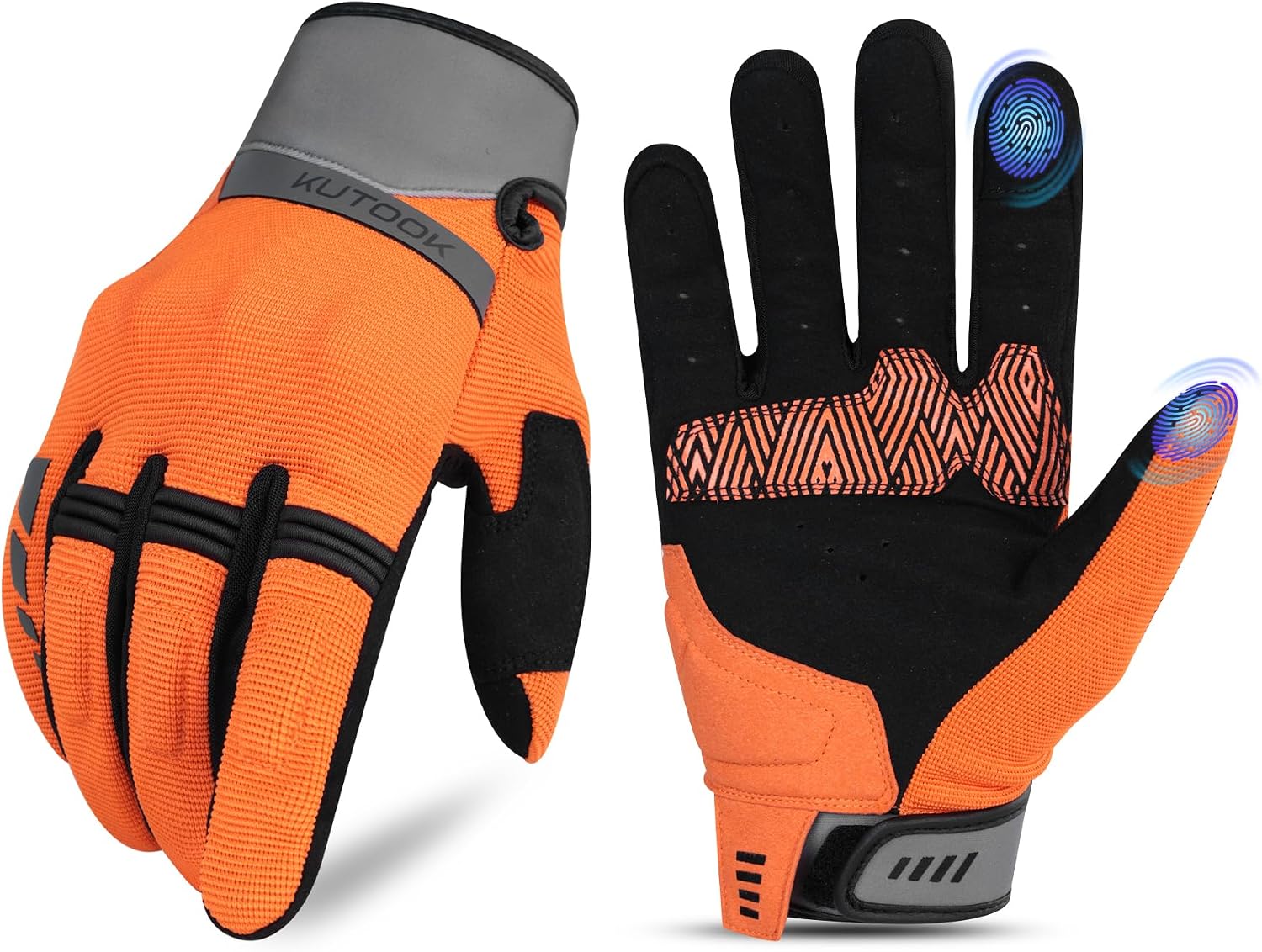 Guantes KUTOOK para Motociclismo Unisex Transpirables