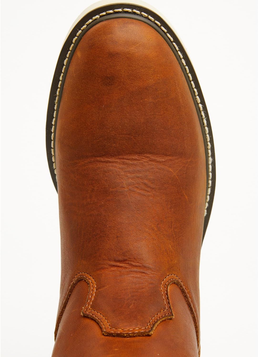 Hawx Men's 10.75" Pull-On Barnyard Leather Work Boot Soft Toe - Bhx00r0w303 - Image 2