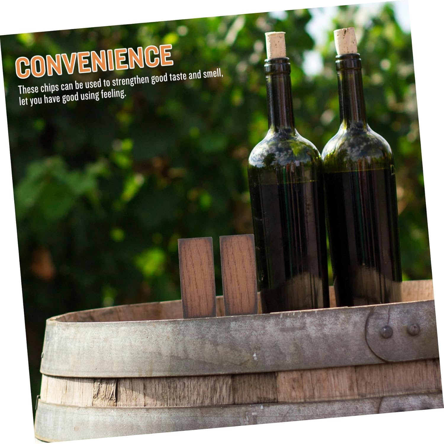 LIFKOME 1bag French Oak Chips for Wine Making for Aging Whiskey and Home Brewing Convenient and Versatile for Winemaking