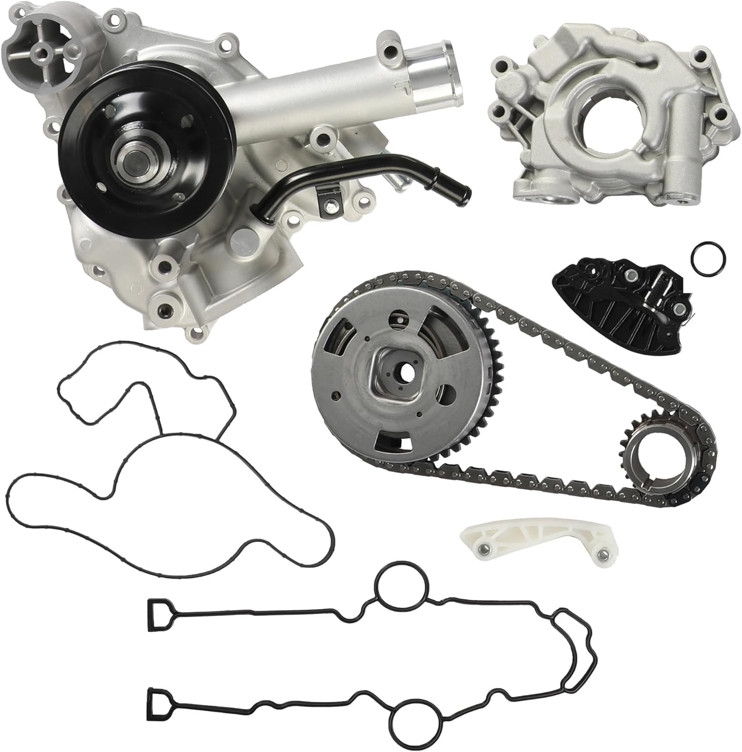 Hemi Timing Chain Kit With Oil Pump & Water Pump Set Fit For Dodge Ram 1500 2500 3500 V8 5.7L 2009-2015#53022243AF 53022243AA