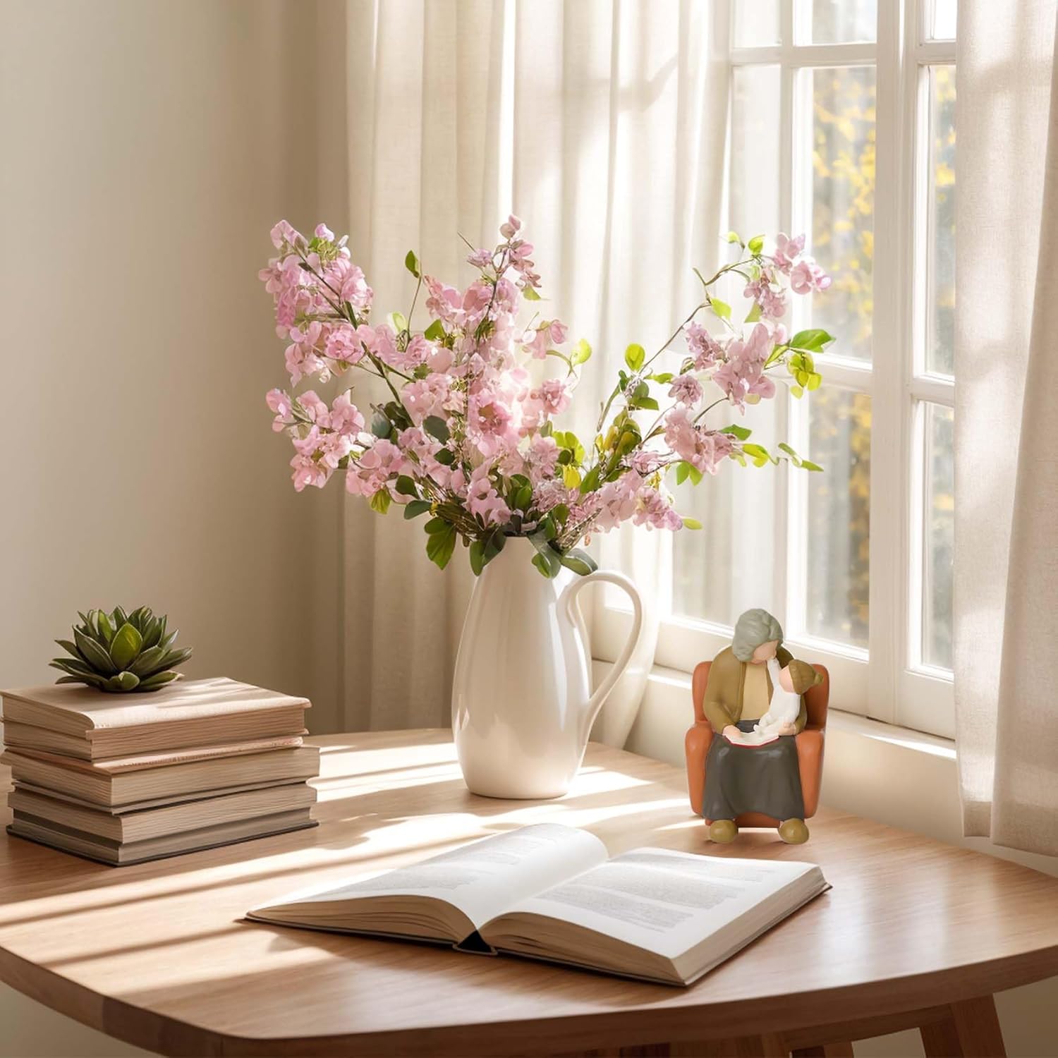 Lnrkai Gifts for Grandma, Great Grandma Gifts for Mother's Day Anniversary, First Time Grandmother Gift, Sculpted Hand-Painted Nana Figure - Image 6