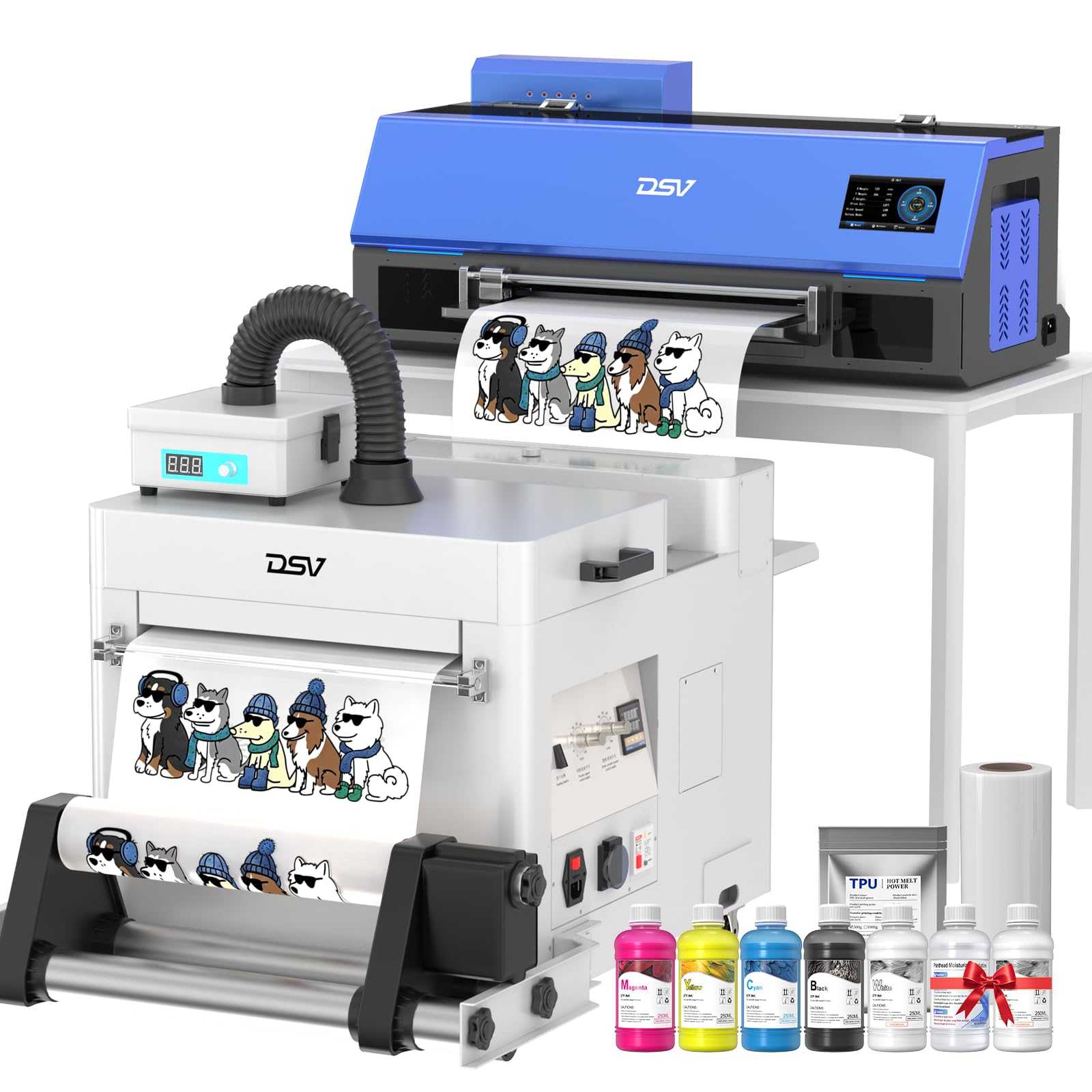 DSV DTF Printer with Shaker & Air Purifier – All-in-One Plus