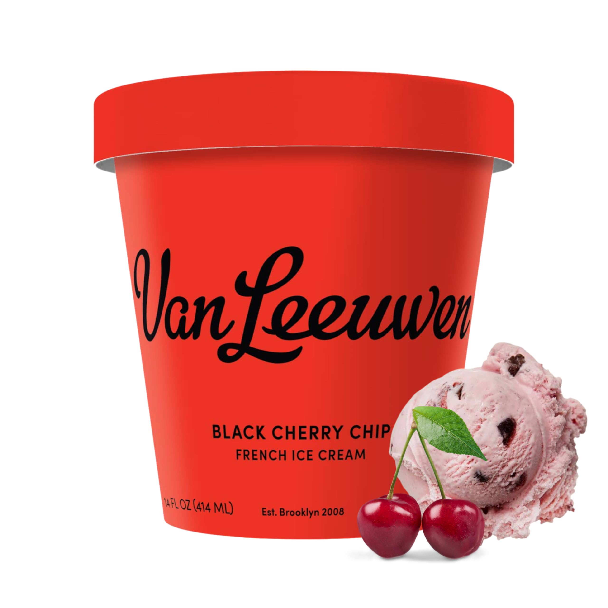 Amazon.com: Van Leeuwen Black Cherry Chip Ice Cream, 14 oz (Frozen)