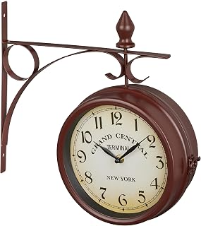 Relaxdays reloj de pared diseño geométrico minimalista
