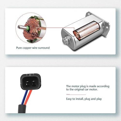 Miniatura 43 de Elevalunas eléctrico Trasero izquierdo Lado del conductor con motor se adapta a 2008-2012 para Ford Escape 2008-2011 para Mercury Mariner 2008-2011