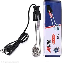 Allied Sales SR-006 Mini Electric Beverage Warmer with Power Cord | Portable Coffee & Tea Heater Plate | Cup Mug Warmer for Home, Office & Desk Use | Fast Heating Drink Warmer. (1)