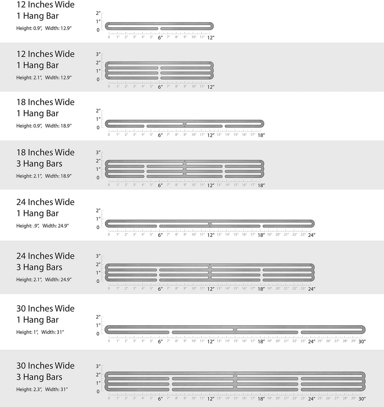Allied Medal Hangers - Hang Bar Only - Extension Bars - Multiple Variations Offered- Medal Award Holder Display Rack