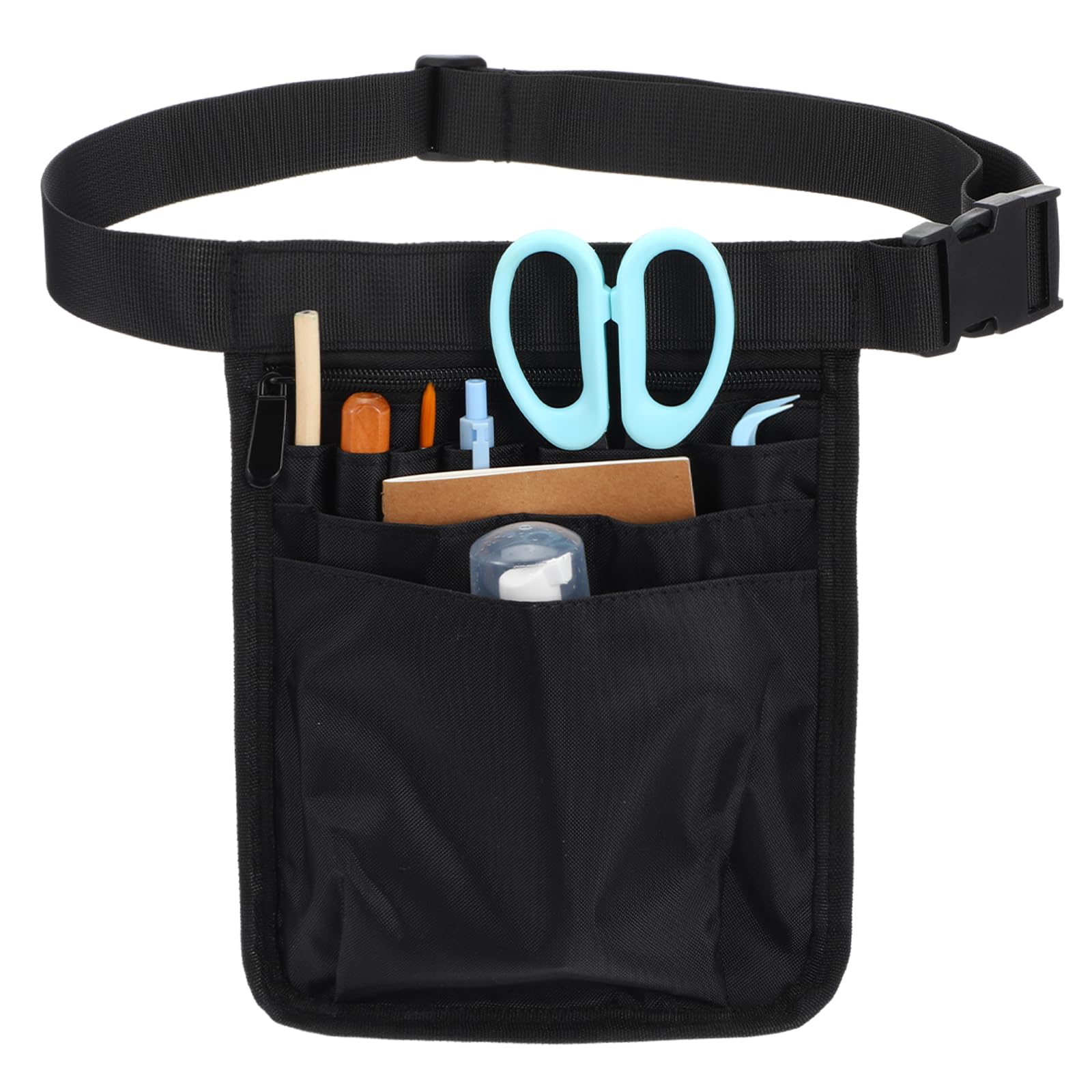 Marsupio da server, organizer per la vita del cameriere, con cintura regolabile, per ristoranti, hotel, bar, kit di manutenzione, 24 x 19 cm