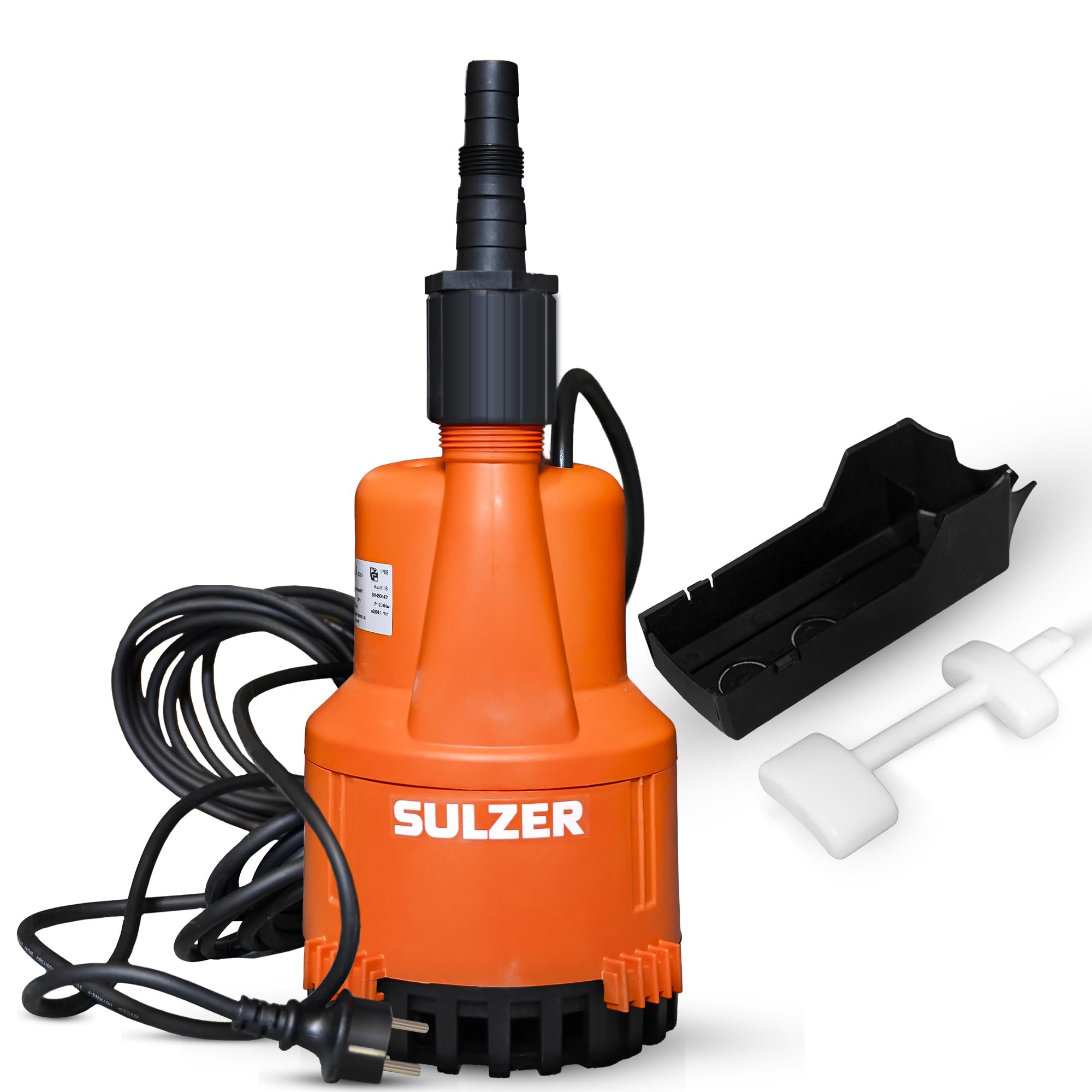 SULZER ABS Robusta 200 CW-TS Schmutzwasserpumpe bis 9.500 Liter/Stunde max. 6,1m Förderhöhe Flachabsaugung bis 3mm und 10m Kabel Art. 01135059