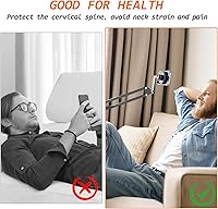 Vista 5 de VRIG - Soporte magnético para teléfono de escritorio, soporte flexible MagSafe para teléfono, soporte de teléfono celular ajustable de 360°