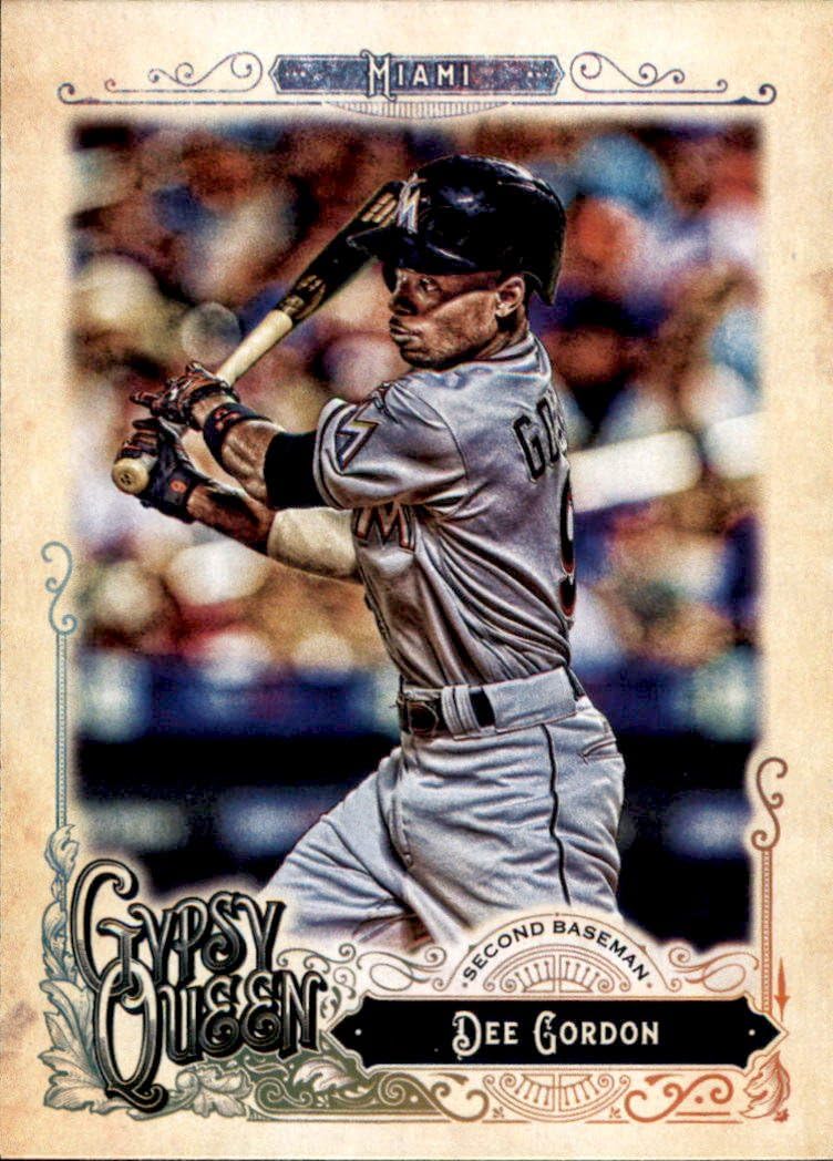 2017 Topps Gypsy Queen #122 Dee Gordon Miami Marlins Baseball Card
