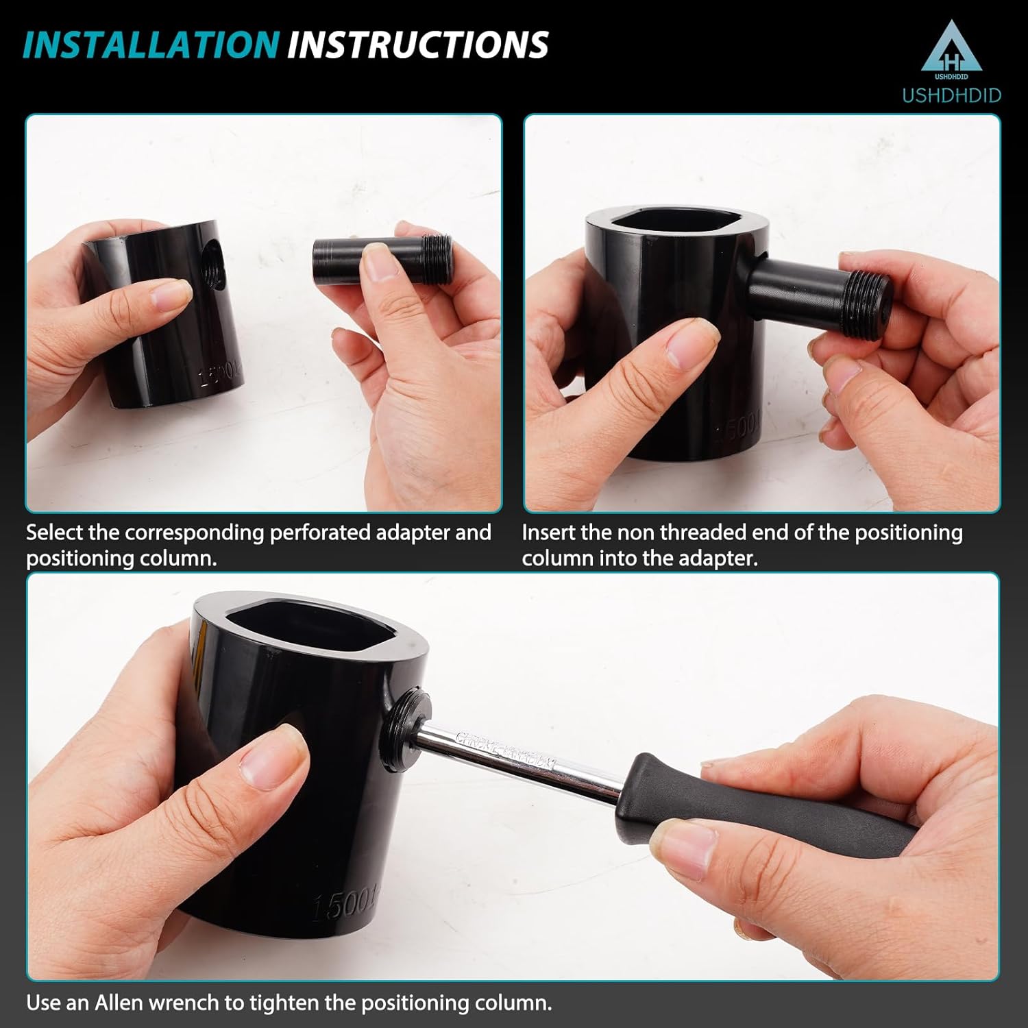 15030 Leaf Spring Pin & Bushing Adapter Service Kit Remover & Installer Tool Kit Fit for Heavy Duty Truck & Equipment