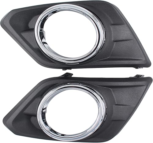 Miniatura 2 de XtremeAmazing 2 piezas de cubierta de bisel de la luz antiniebla del lado del conductor y del pasajero para Rogue 2014-2016