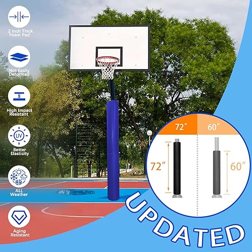 Vista 14 de Almohadilla de seguridad resistente para postes redondos de 3 a 5 pulgadas, impermeable y duradera, garaje, sótano, almohadilla de seguridad