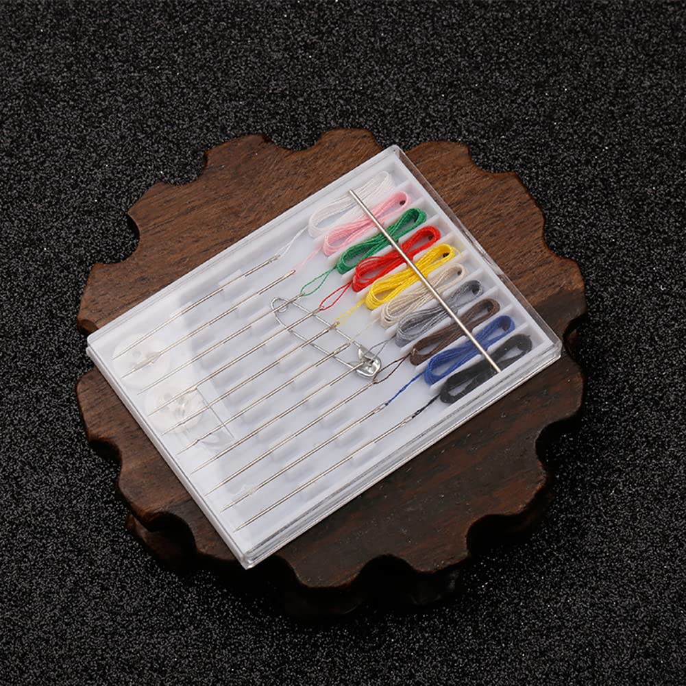 Kit Couture Voyage CASPLUS Petit Kit De Couture De Voyage 82 Pièces Avec étui à Fermeture Nécessaire Couture