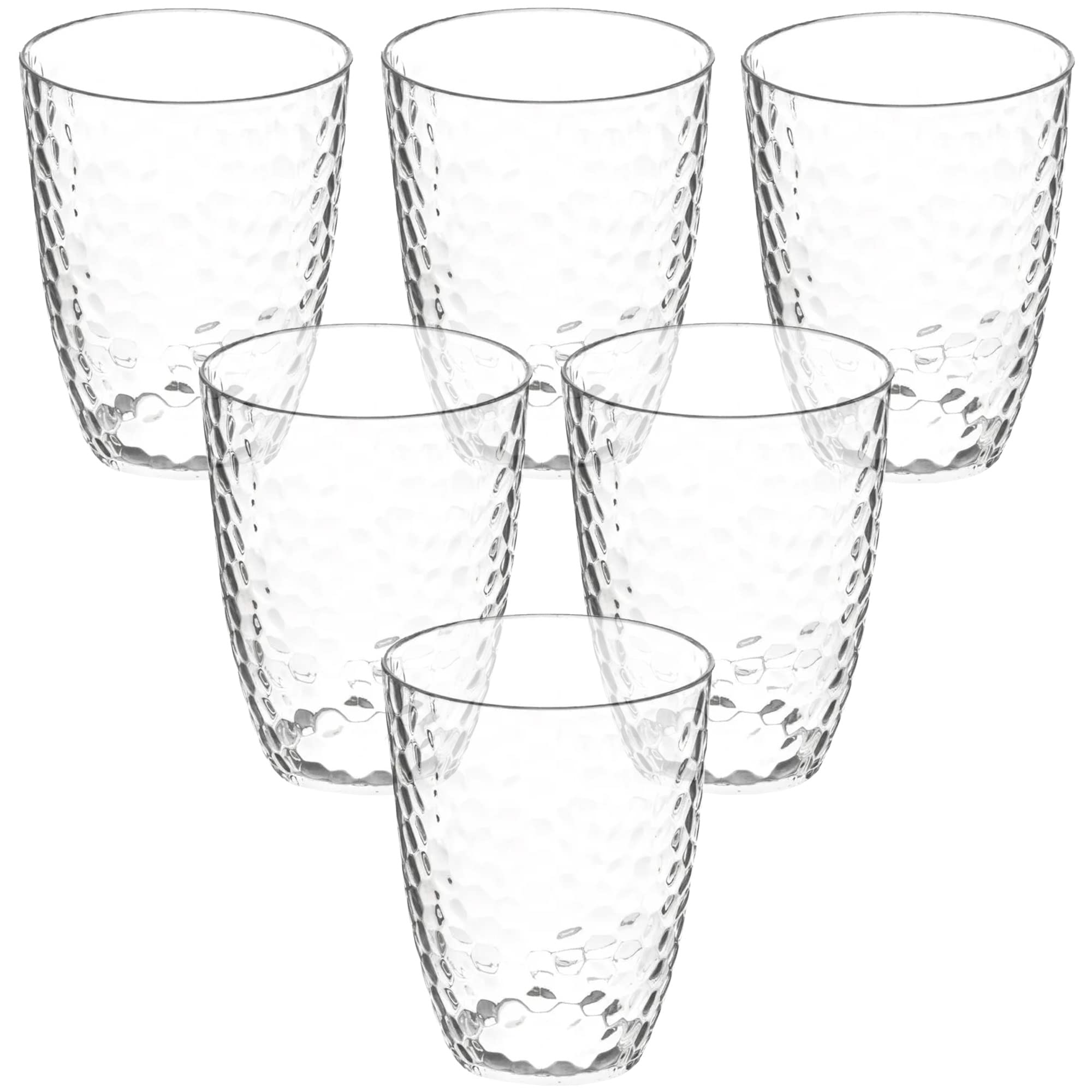 Well Home Mobiliario & Decoración Durchsichtig Wellhome 6Er Set Polystyrolbecher