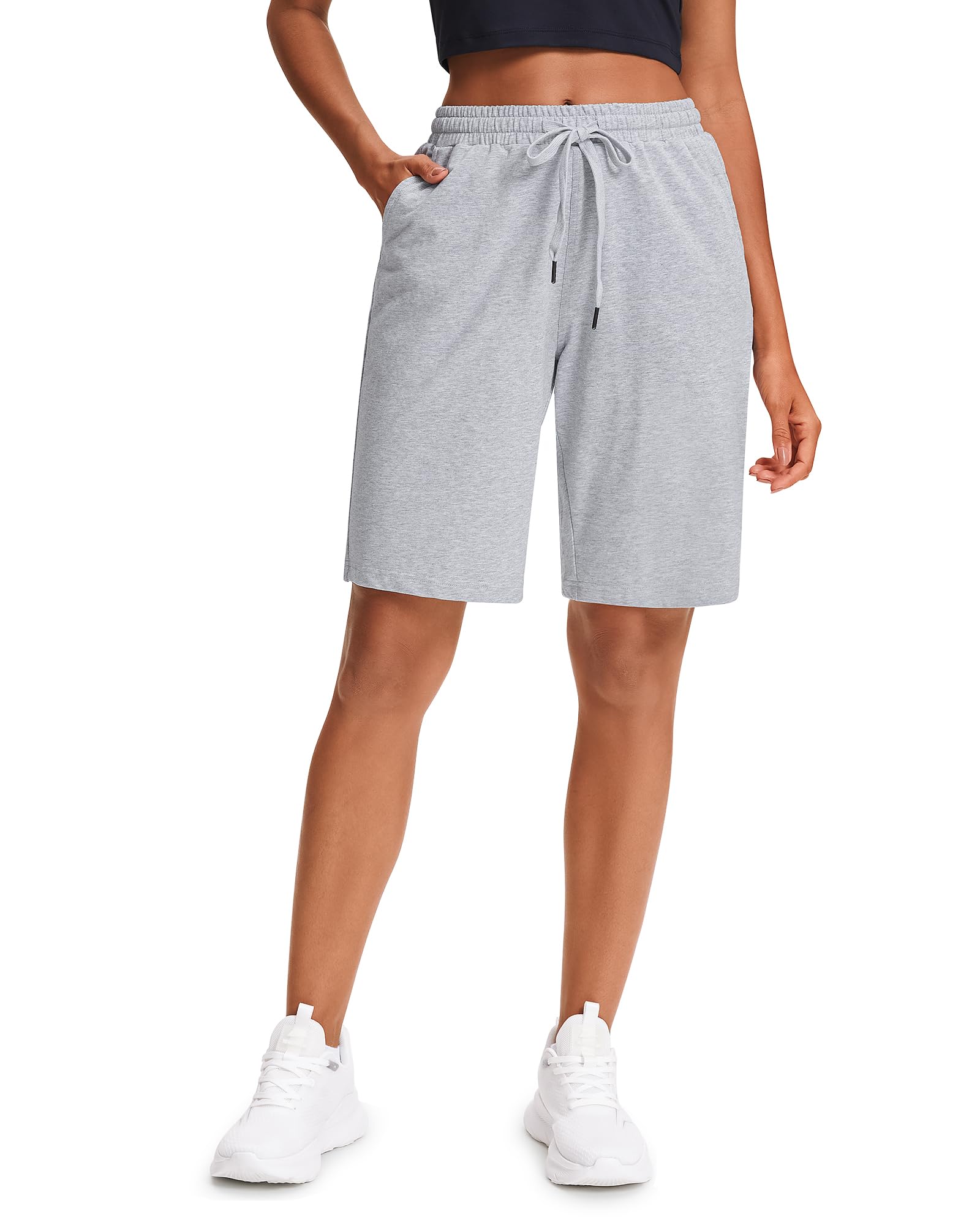 Stelle women's cotton Bermuda shorts 10 inch