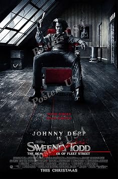 Posters USA Sweeney Todd Movie Poster GLOSSY FINISH - MOV796 24" x 36" 61cm x 91.5cm