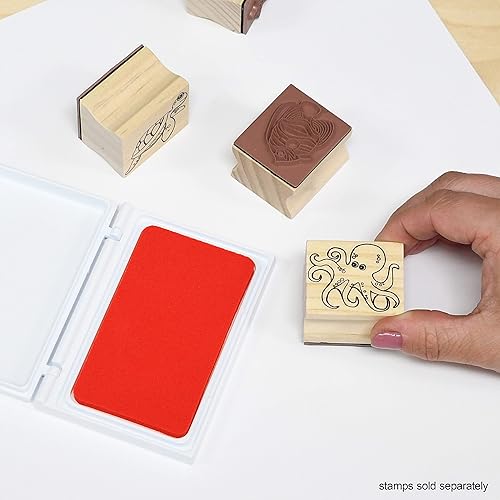 Miniatura 2 de READY 2 LEARN Bloc de sellos perfumados, cítricos, naranja, no tóxico, resistente a la decoloración, suministros de arte divertidos para niños