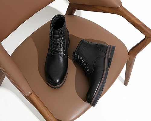 Miniatura 9 de Jousen Mens Chukka Boots Classic Leather Dress Boot