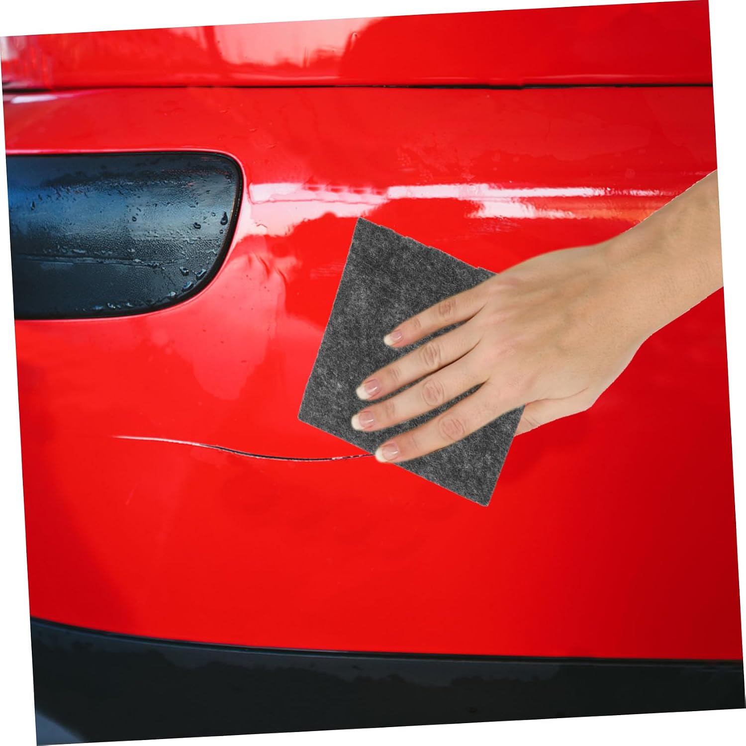 Mikinona Nano Sparkle Cloth Car Scratch Remover 4 Pack Vehicle Paint Scratch Repair Cloth Multi-Purpose Nano Vehicle Paint Restorer for Auto and Car Care