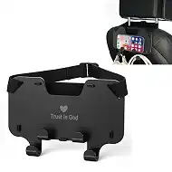 Adjustable Car Seat Headrest Hooks, Universal Fit for All Headrest Styles, Purse Hook with Phone Holder, Car Purse Hooks for Bags, Multifunctional Car Organizers and Storage