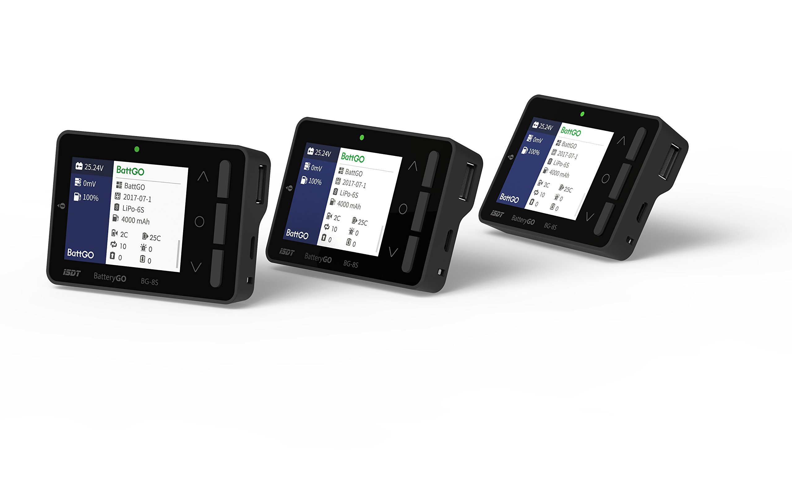 ISDT BG-8S Batterietester, Schwarz