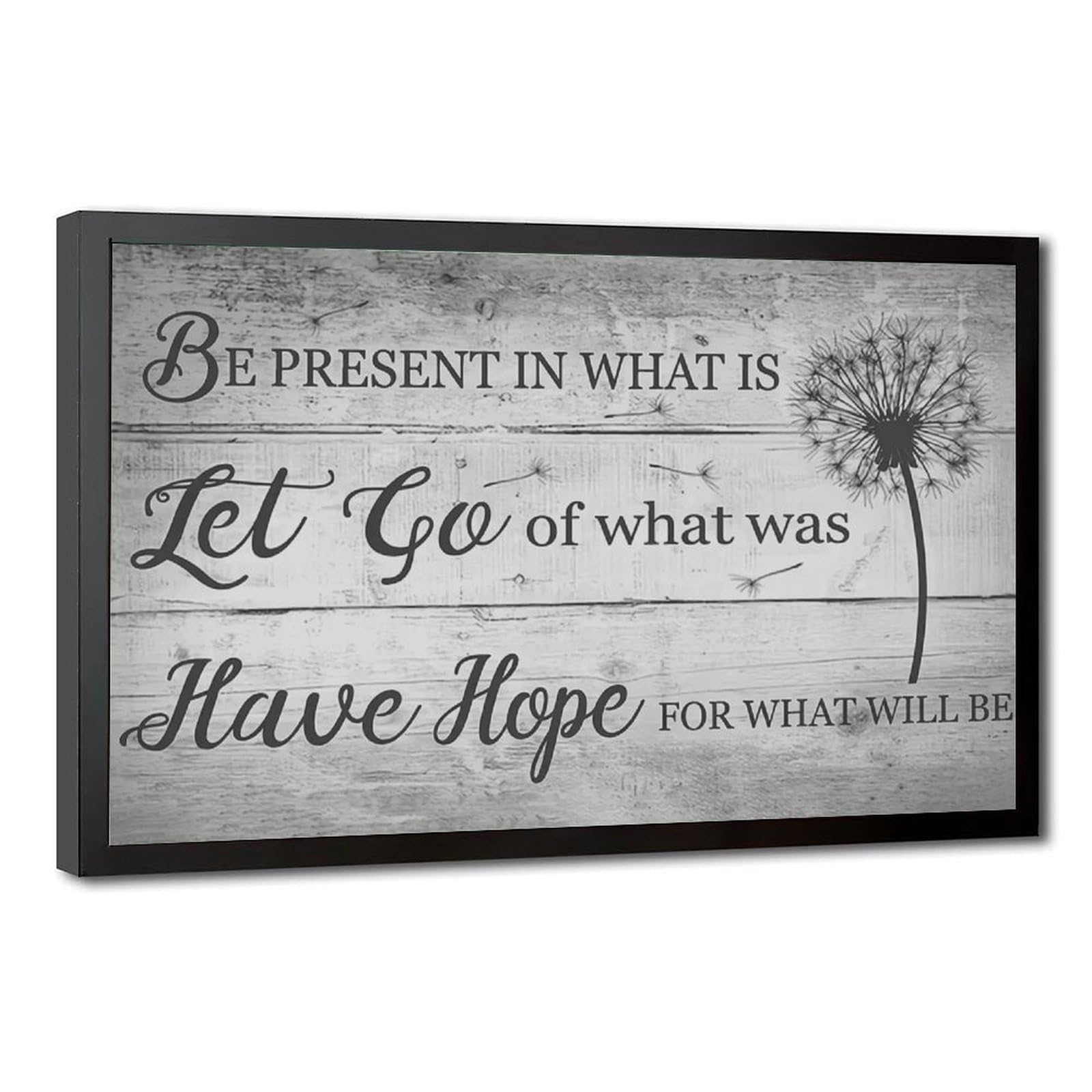 DFHJL Uplifting Quote And Dandelion Seed Poster Canvas Poster for Dorm Room Decor Gift