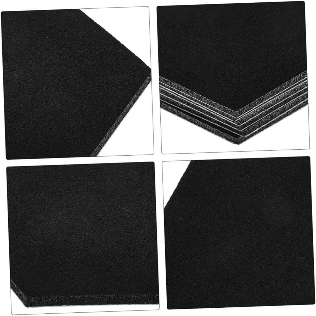 Unomor 8pcs Hexagon Felt Bulletin Board for Wall Decor for Photos and Notes Stylish Sound-Absorbing Felt Tiles Arrangement for Boys and Girls Room and Workspace