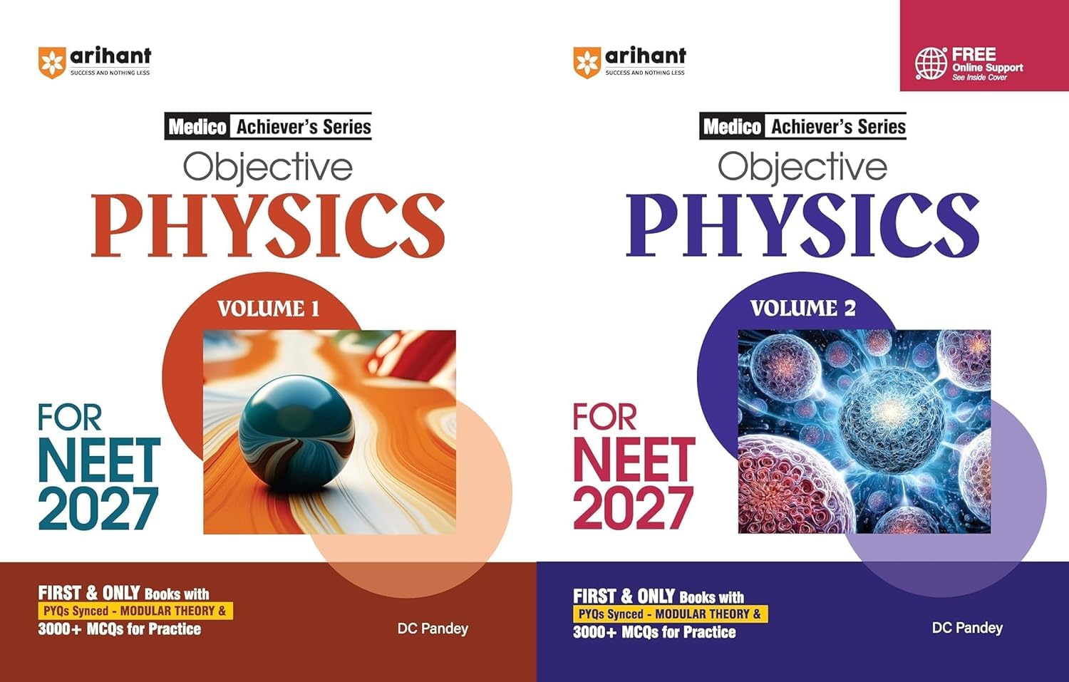 Buy Arihant - NEET Objective Physics - Volume - 1 + Volume - 2 By DC ...